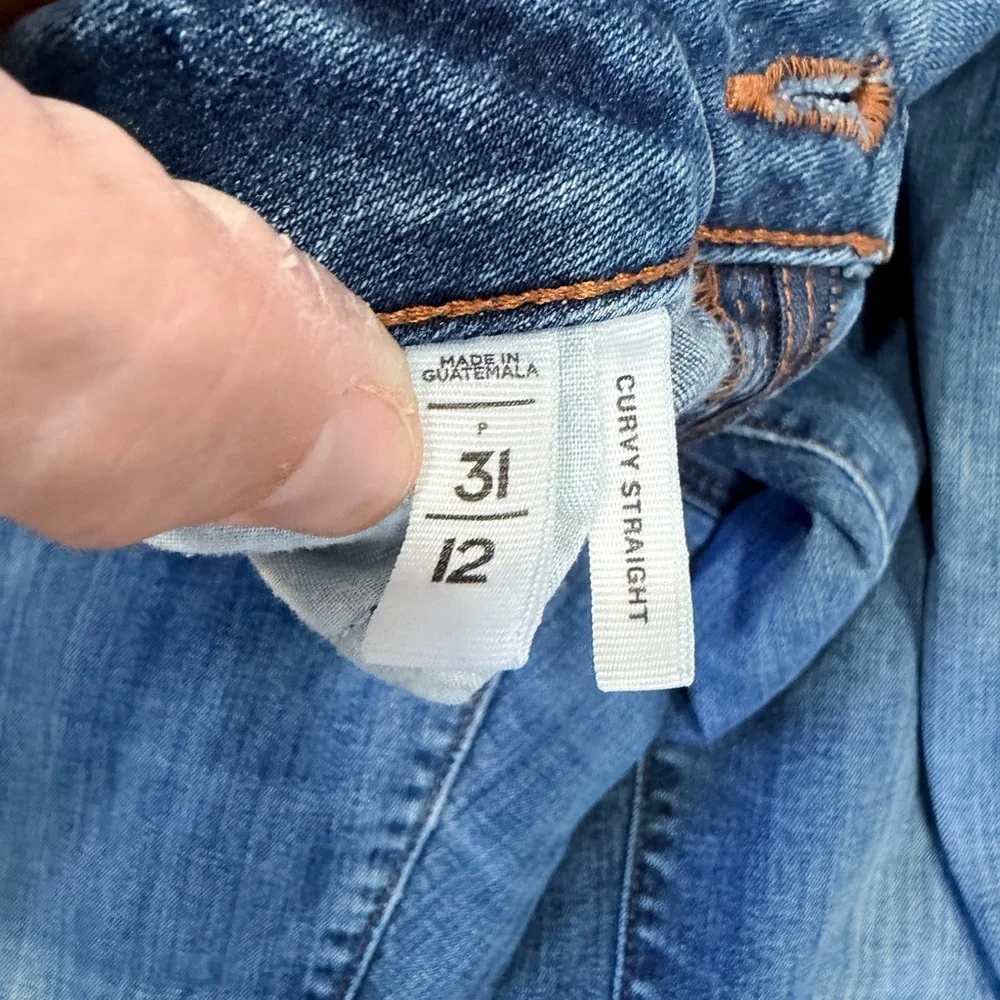 LOFT Denim Cuffed Women's Jeans - Blue - Picture 4 of 6